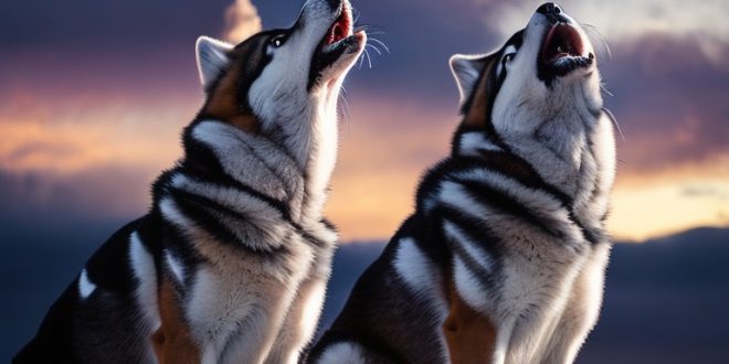 why do huskies howl at sirens